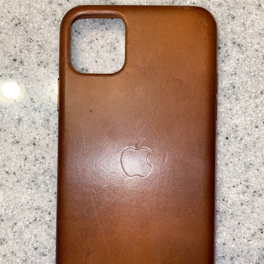 Leather iPhone 11 Pro Max case